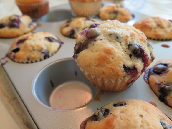 Blueberry Bran Flake Muffins in pan - IMG_5451_1